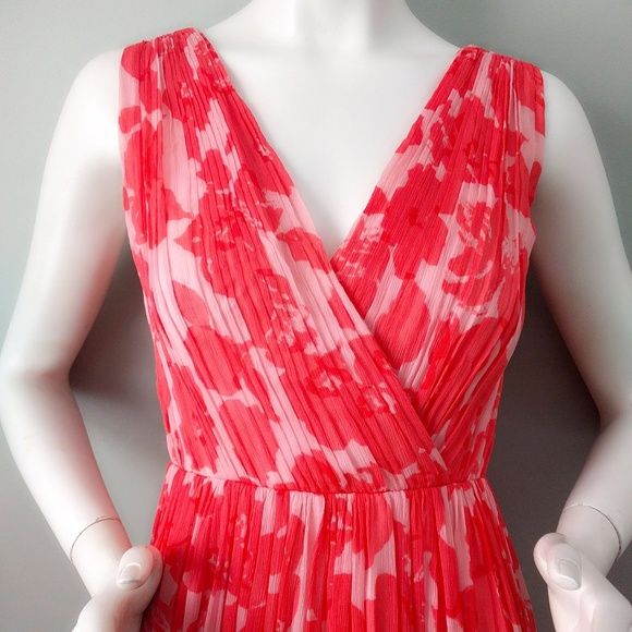 J.Crew Frances Watercolor Floral Silk Dress v-day - Picture 5 of 7